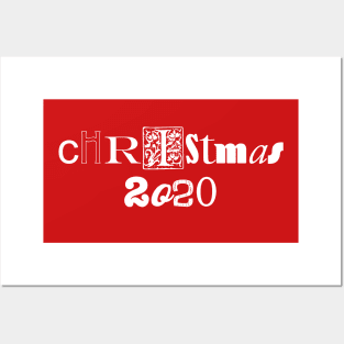 Christmas 2020 (white) Posters and Art